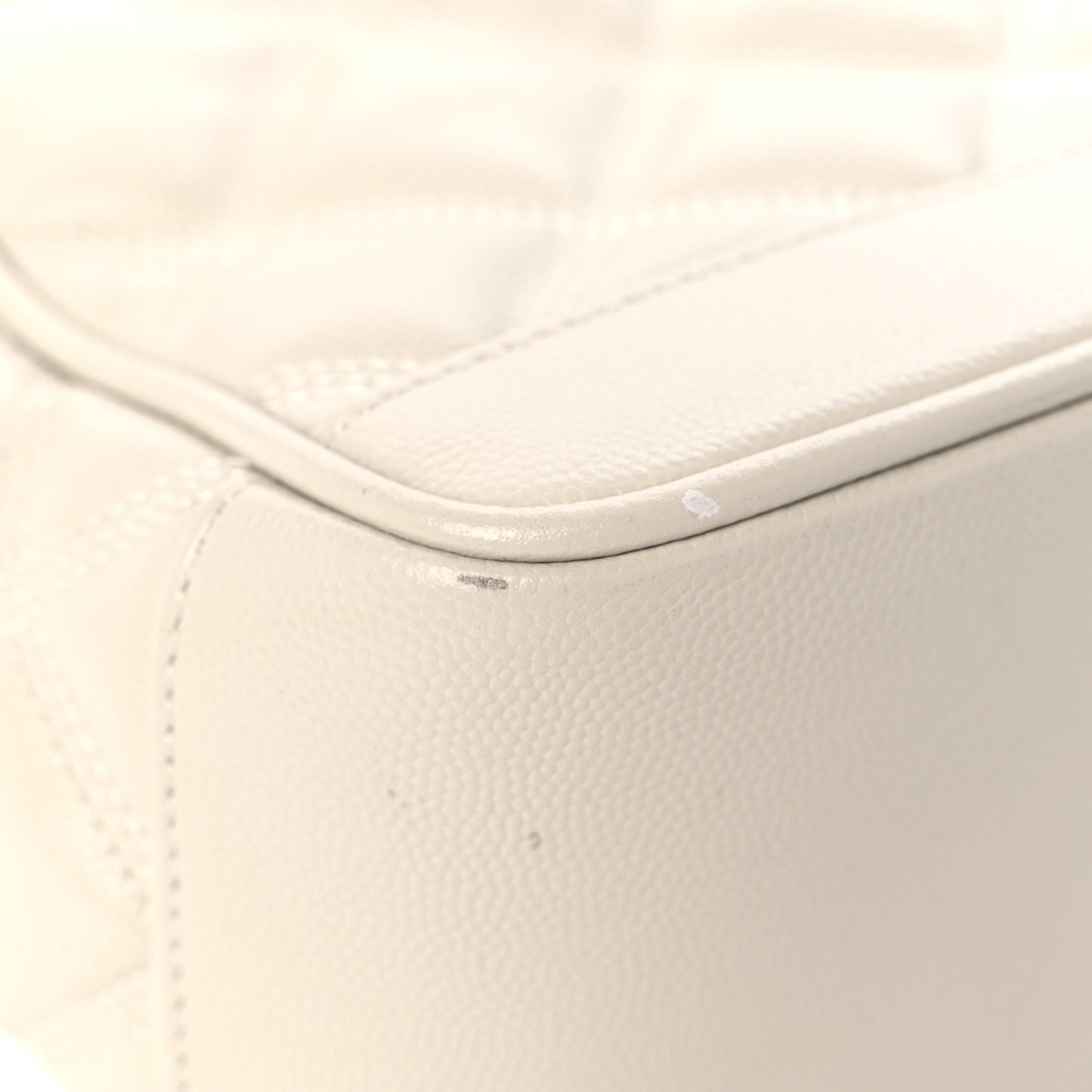 Grain de Poudre Quilted 80's Vanity Bag Crema Soft