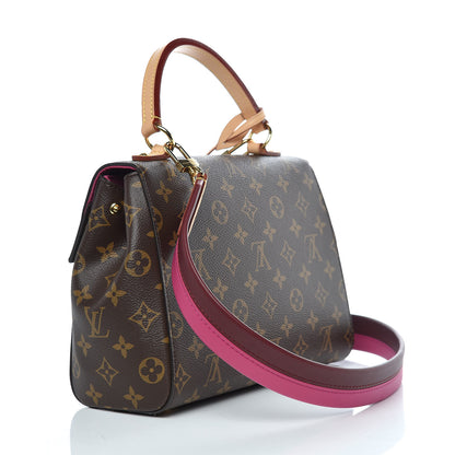 Louis Vuitton Monogram Cluny BB Bordeaux Fuchsia 4 of 9