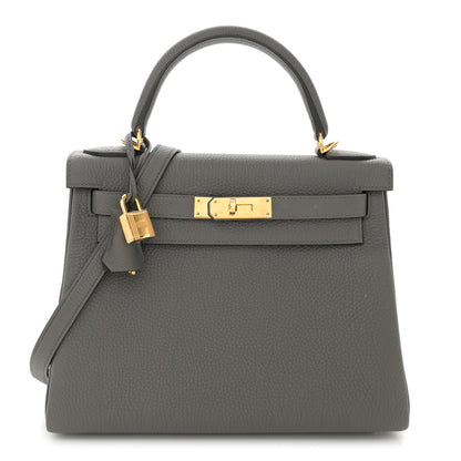 Hermes Togo Kelly Retourne 28 Etain 1 of 14