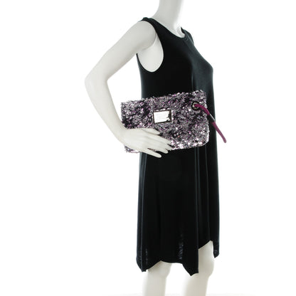 Louis Vuitton Sequin Pochette Rococo Violet 2 of 7