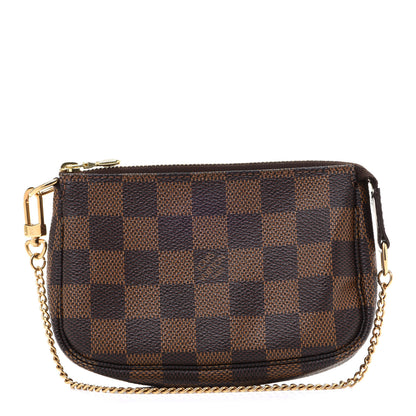 Louis Vuitton Damier Ebene Mini Pochette Accessories 1 of 9