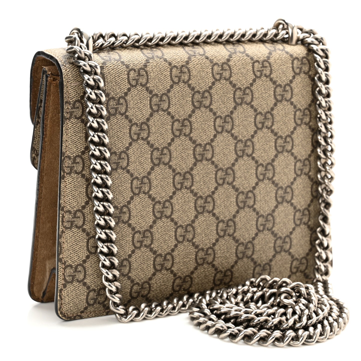 GG Supreme Monogram Mini Dionysus Shoulder Bag Taupe