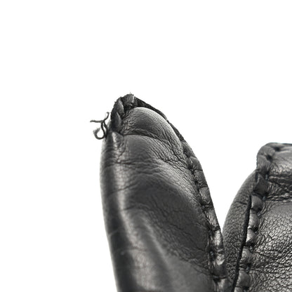 Gucci Lambskin GG Gloves 8 L Black 3 of 10
