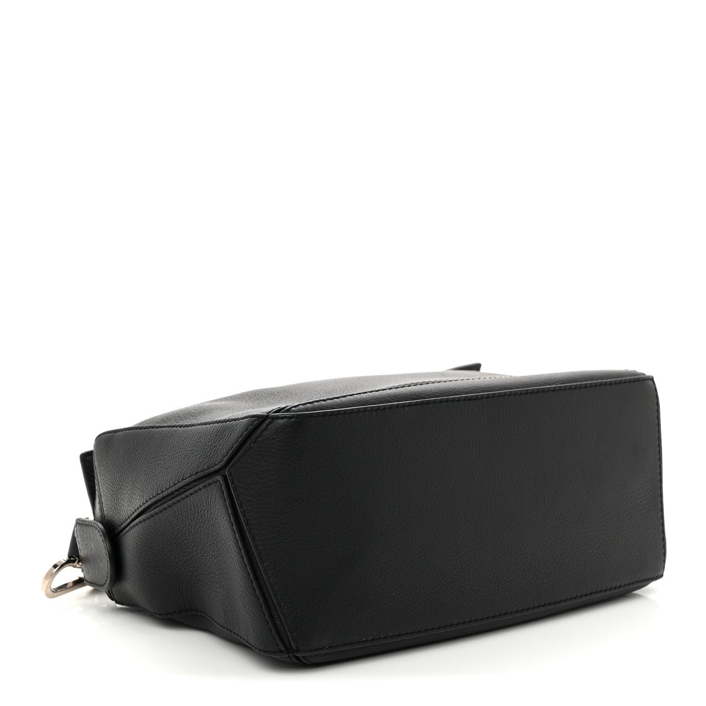 Calfskin Small Puzzle Bag Black