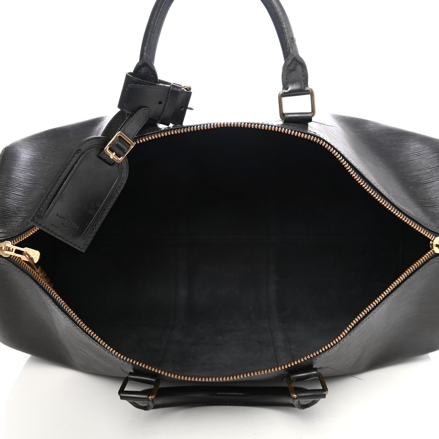 Louis Vuitton Epi Keepall 50 Black 3 of 4