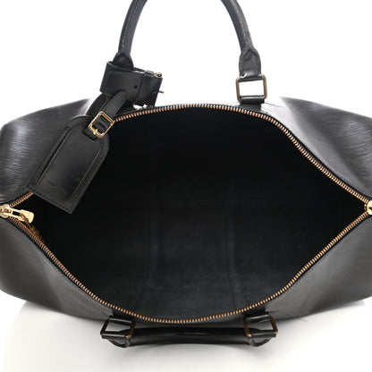 Louis Vuitton Epi Keepall 50 Black 3 of 4