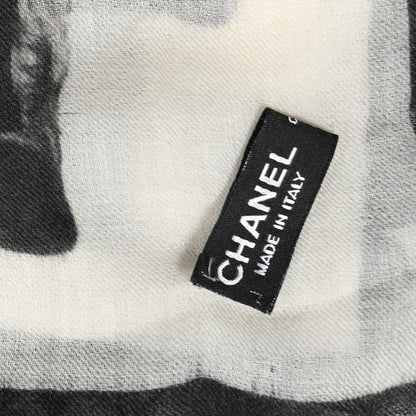 Chanel Cashmere CC Astronaut Scarf Beige 7 of 7