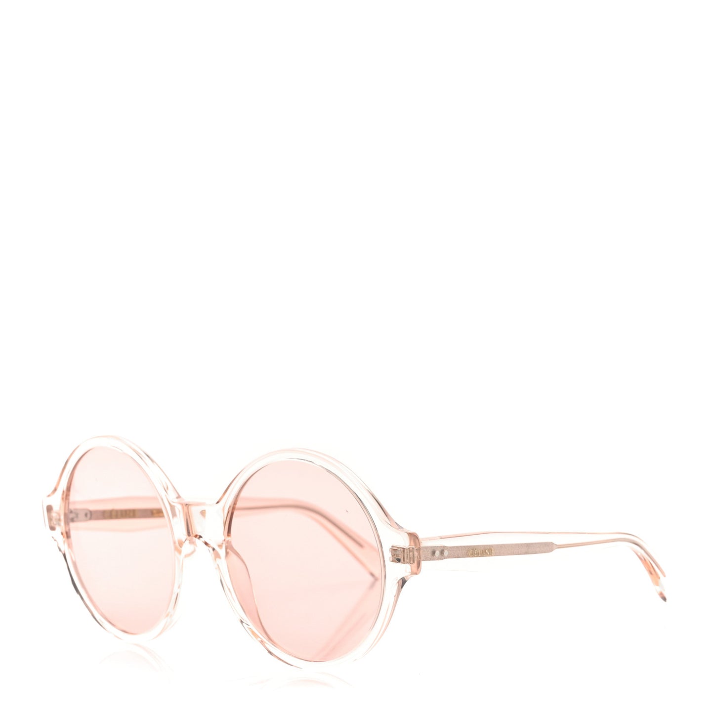 Round Sunglasses CL 40051/I Transparent Light Pink