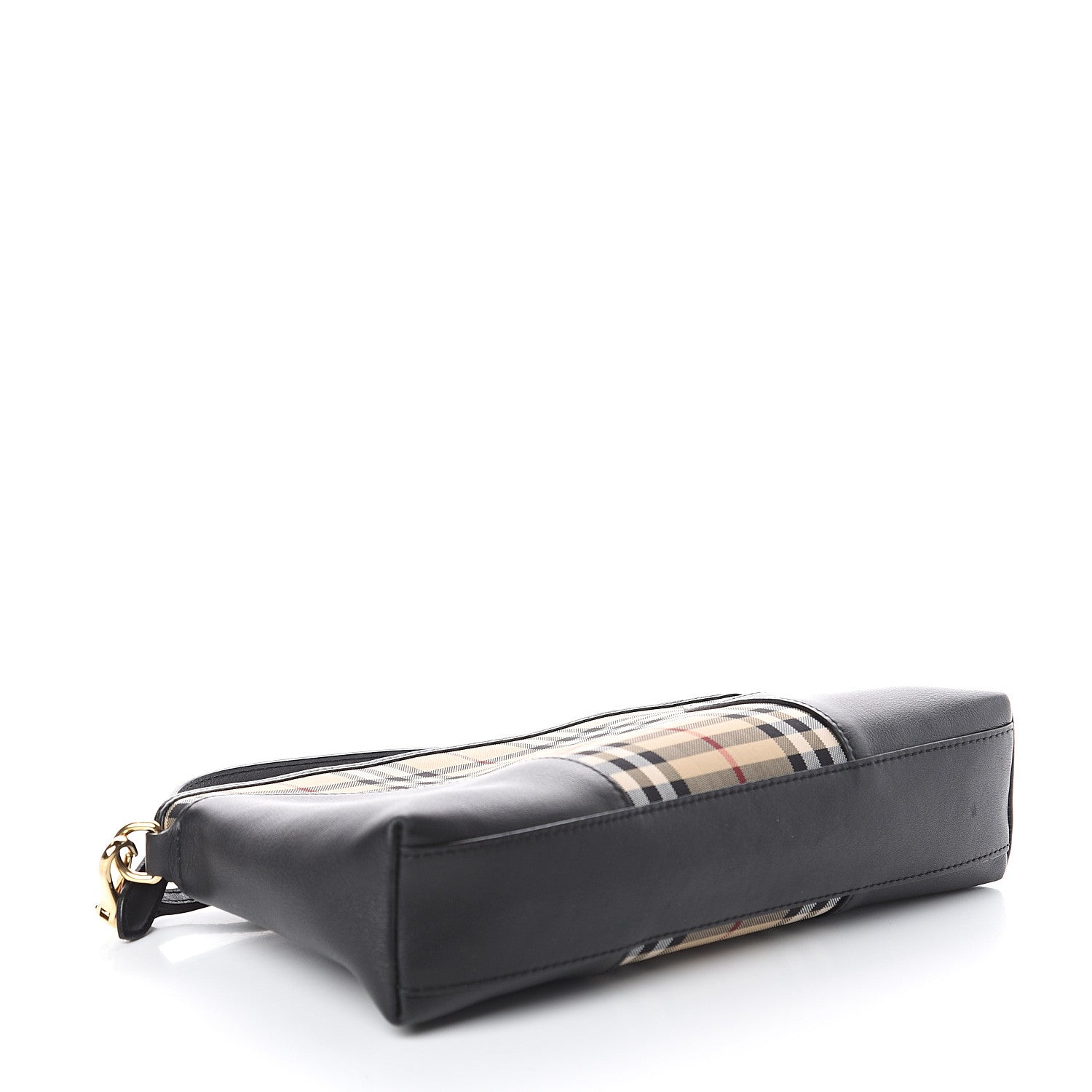 Burberry Horseferry Check Small Chichester Crossbody Clutch Bag Black 3 of 8