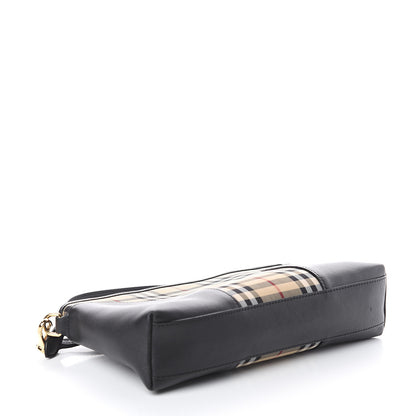 Burberry Horseferry Check Small Chichester Crossbody Clutch Bag Black 3 of 8