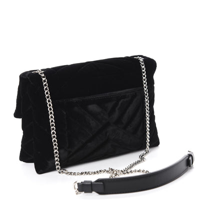 Lanvin Velvet Mini Sugar Flap Shoulder Bag Black 3 of 9