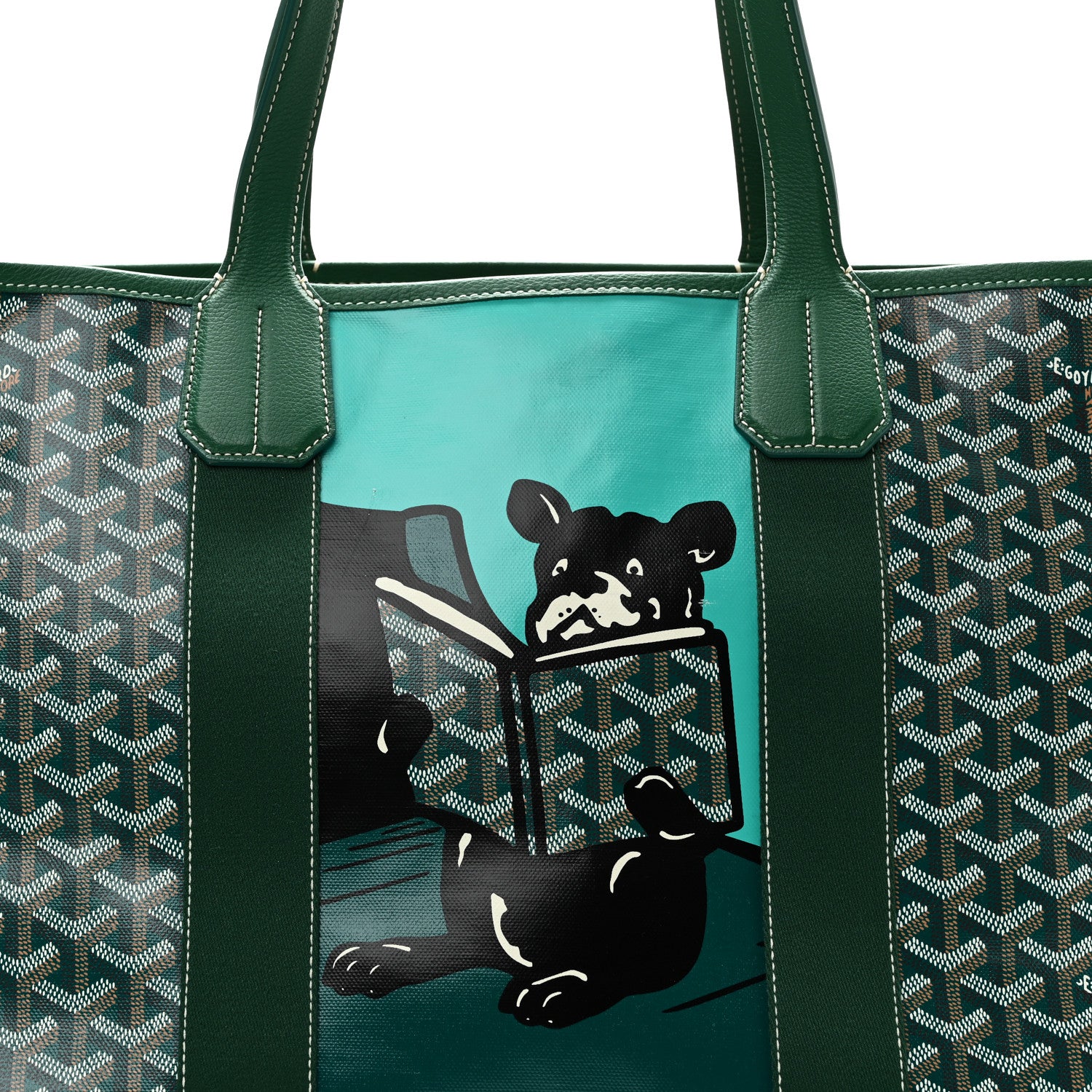 Goyard Goyardine Villette Tote Green 8 of 10