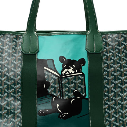 Goyard Goyardine Villette Tote Green 8 of 10