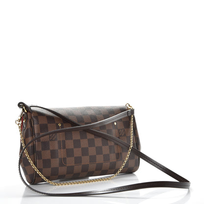 Louis Vuitton Damier Ebene Favorite MM 3 of 9