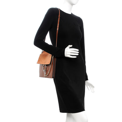 Chloe Suede Calfskin Medium Faye Shoulder Bag Tobacco 2 of 8