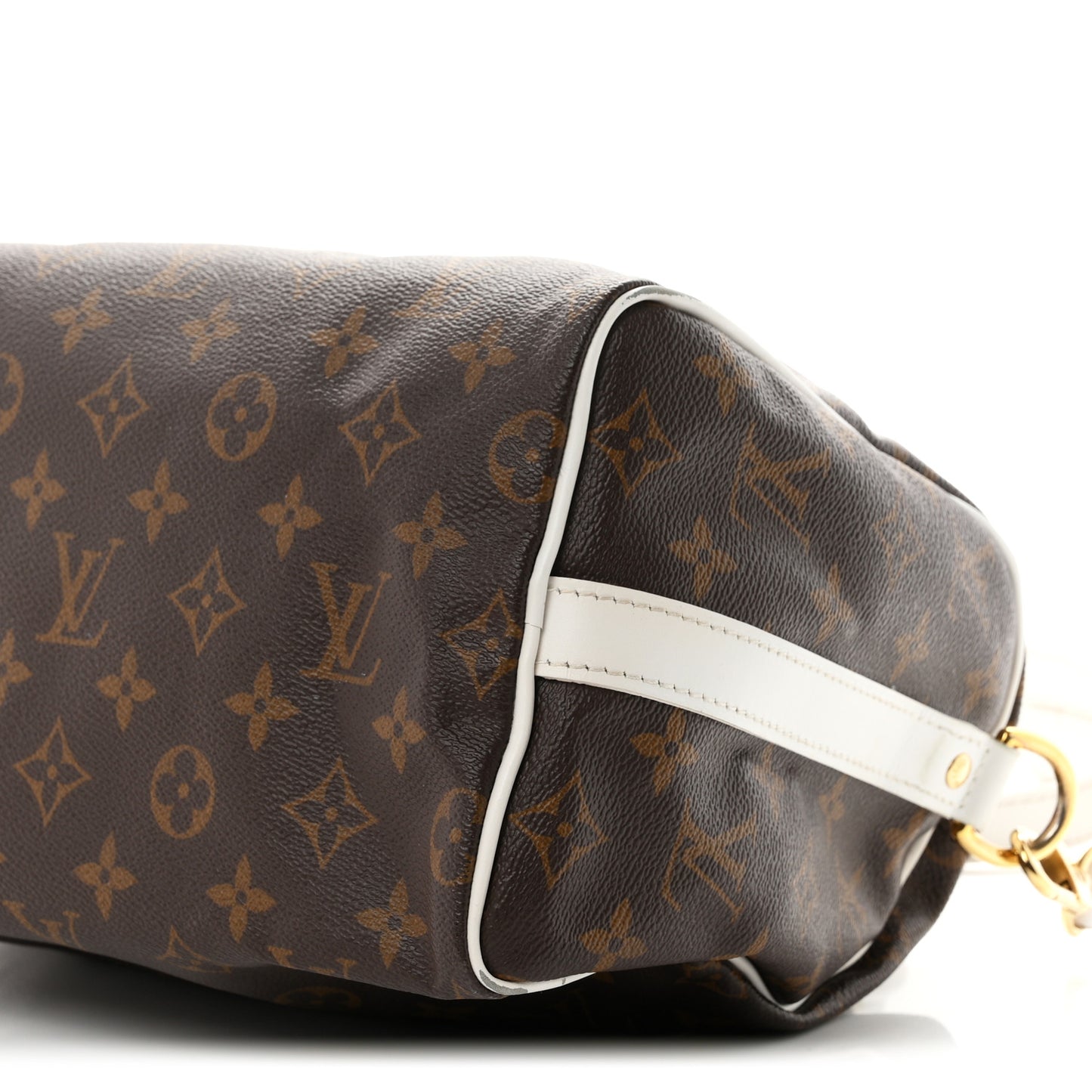 Monogram LV Match Speedy Bandouliere 25 White