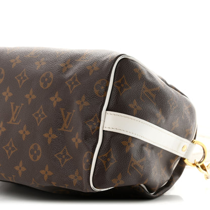 Louis Vuitton Monogram LV Match Speedy Bandouliere 25 White 9 of 11