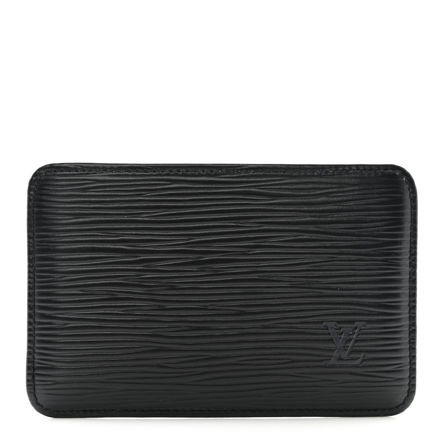 Louis Vuitton Epi Card Holder Black 1 of 10