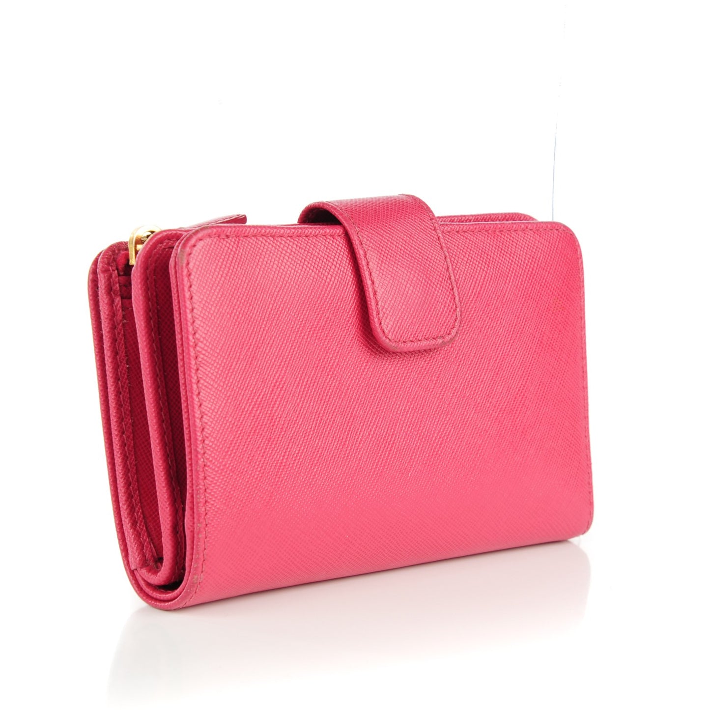 Saffiano Metal Compact Wallet Ibisco