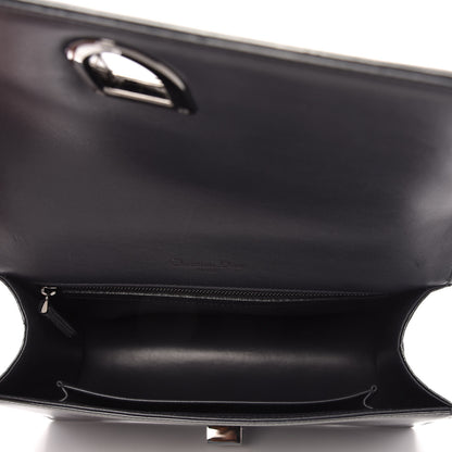 Christian Dior Metallic Patent Micro-Cannage Medium Diorama Flap Bag Onyx Black 5 of 12