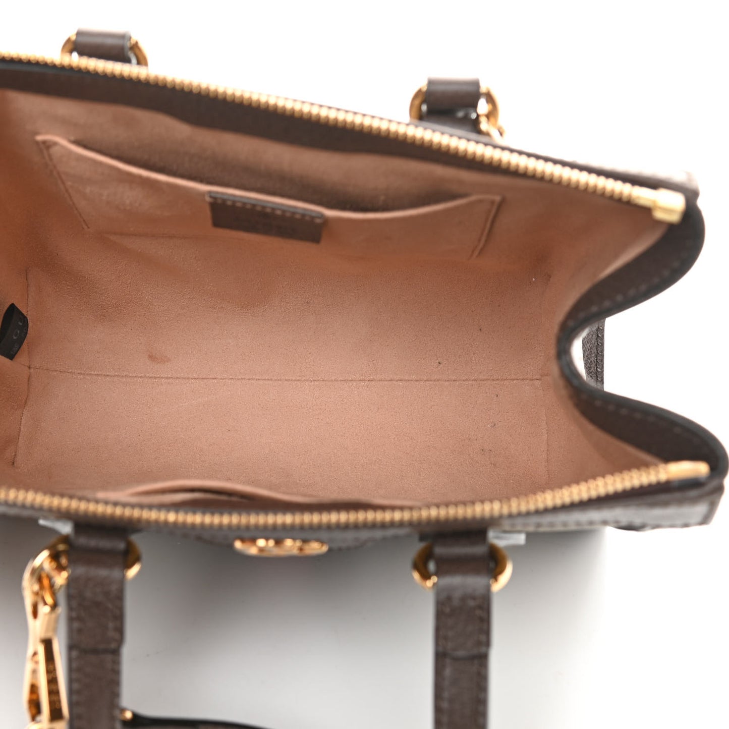 GG Supreme Monogram Small Ophidia Tote Bag Brown