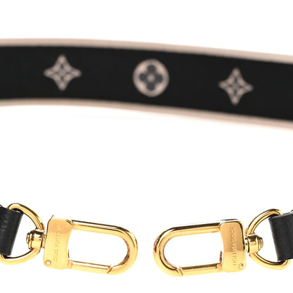 Louis Vuitton Jacquard Diane Shoulder Strap Black Ivory 3 of 4