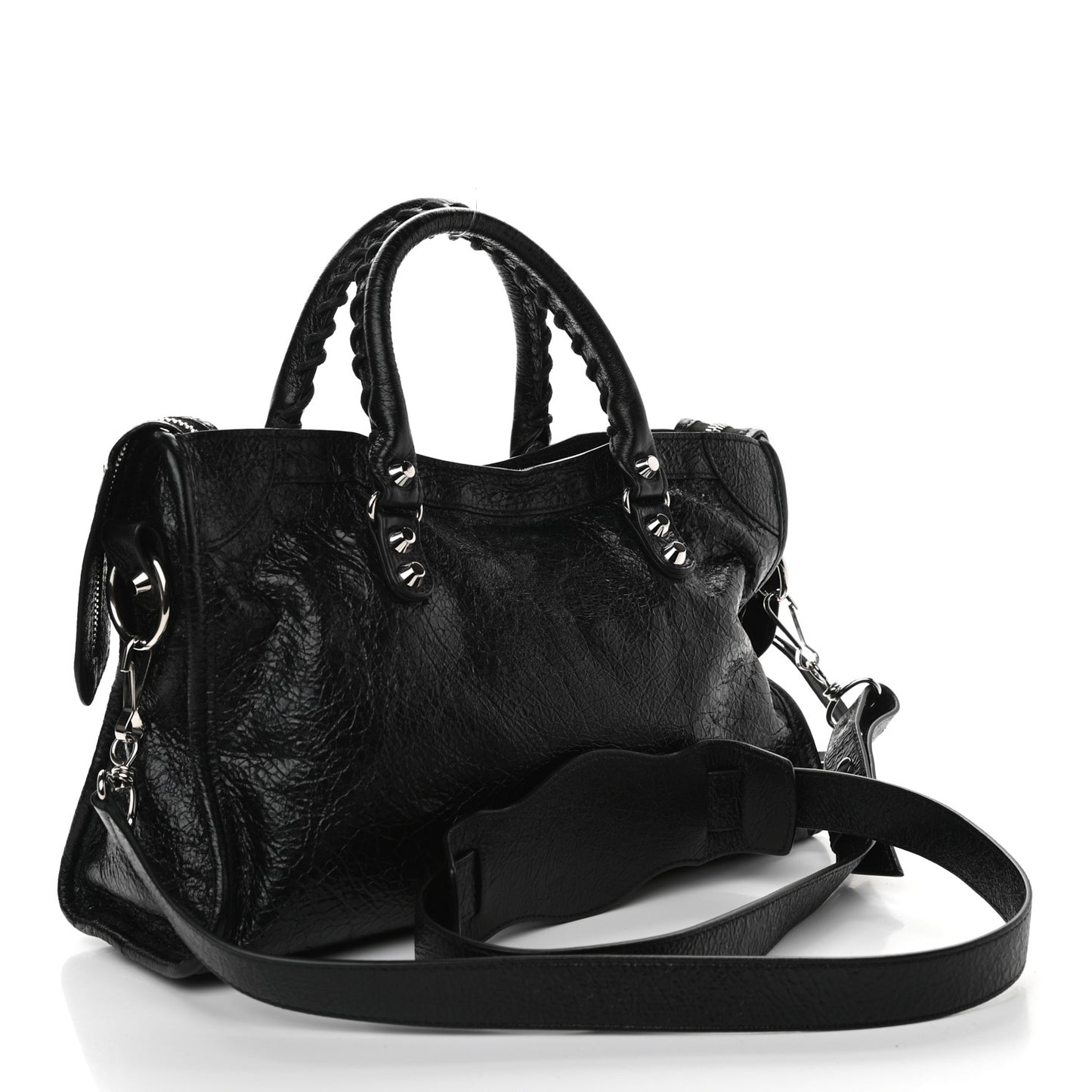 Agneau Classic Silver Hardware S City Black