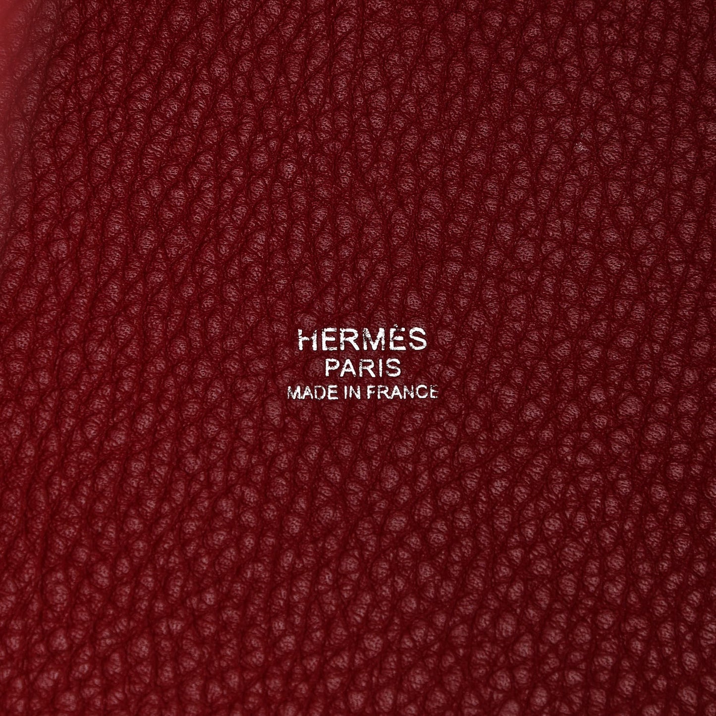 Taurillon Clemence Picotin Lock 18 PM Rouge Grenat