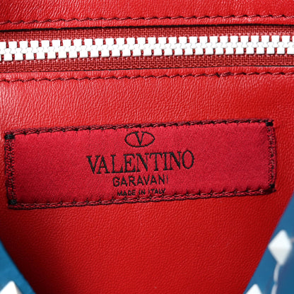 Valentino Garavani Nappa Medium Free Rockstud Spike Shoulder Bag Cerulean 6 of 9
