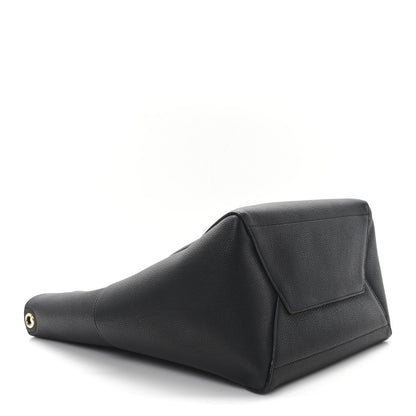 Celine Soft Grained Calfskin Sangle Bucket Bag Black 4 of 11