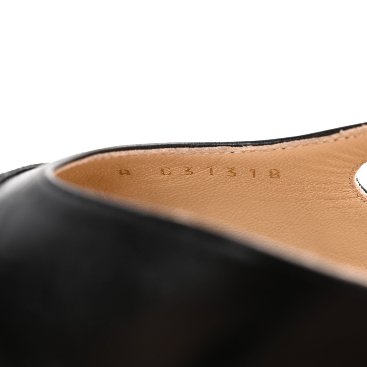 Goatskin Grosgrain Cap Toe CC Slingback Pumps 35 Black