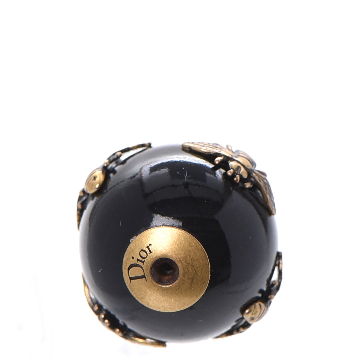 Mise En Dior Tribal Bee Earrings Black