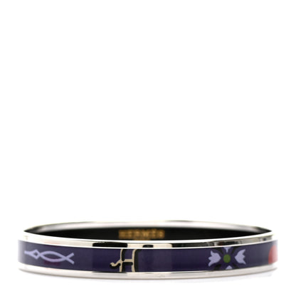 Hermes Enamel Printed Narrow Bracelet 62 1 of 6
