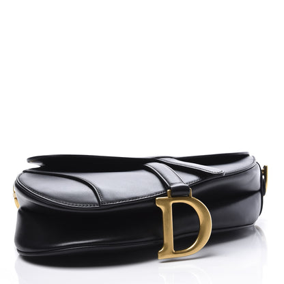 Christian Dior Calfskin Saddle Bag Black 3 of 10