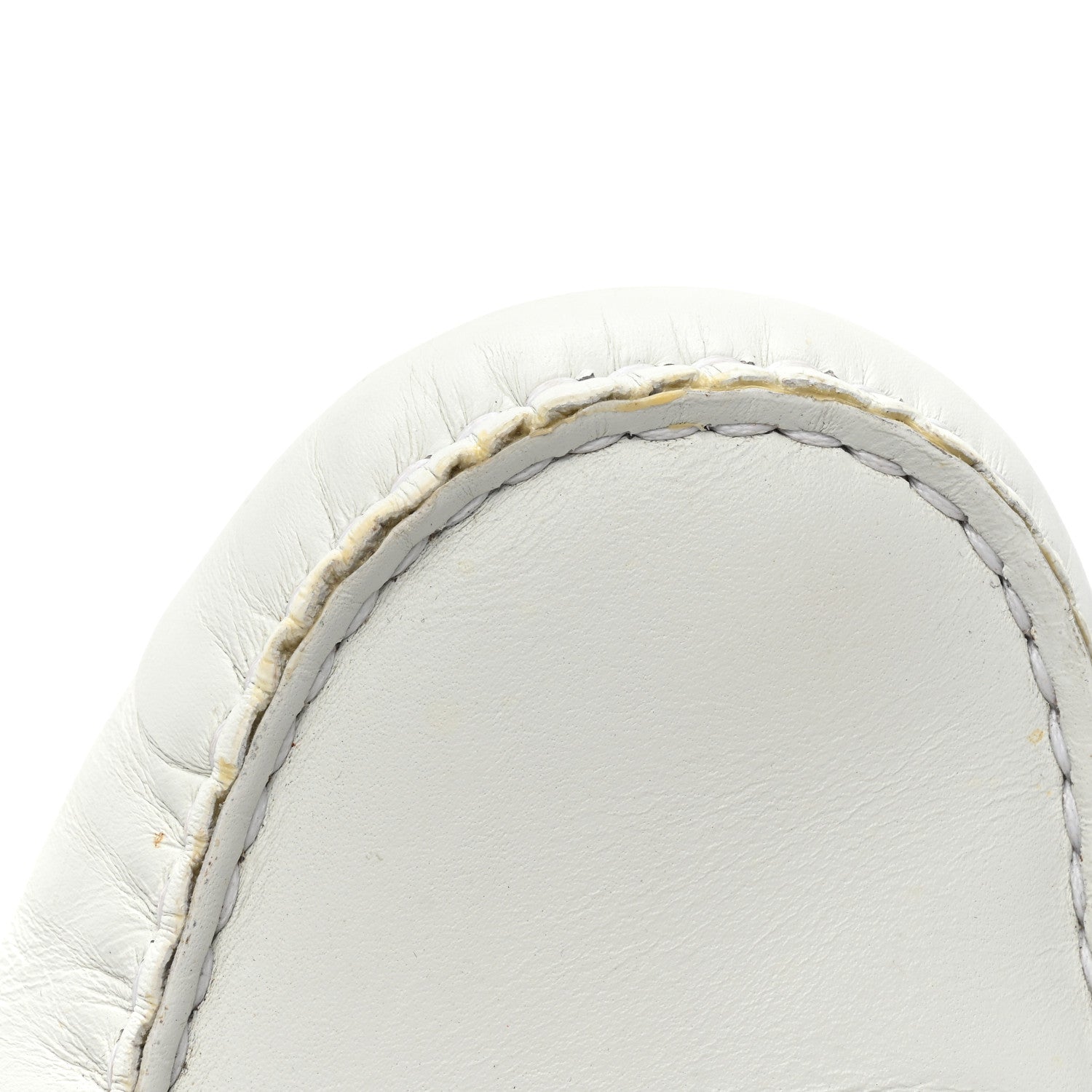 Gucci Miro Soft Calfskin Web Mens Horsebit Driver Loafers 7 White 12 of 12