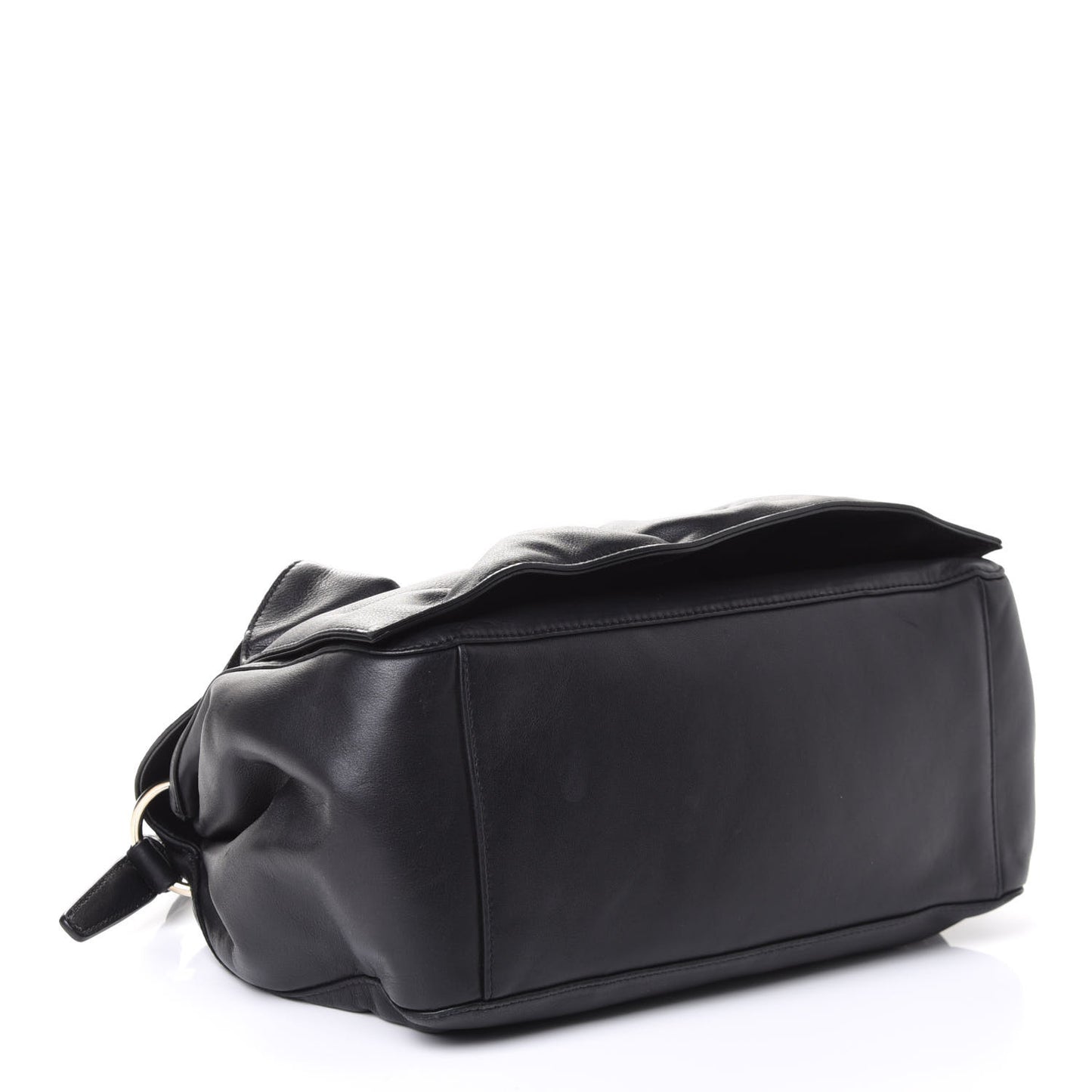 Smooth Calfskin Mini Bloomy Crossbody Bag Black
