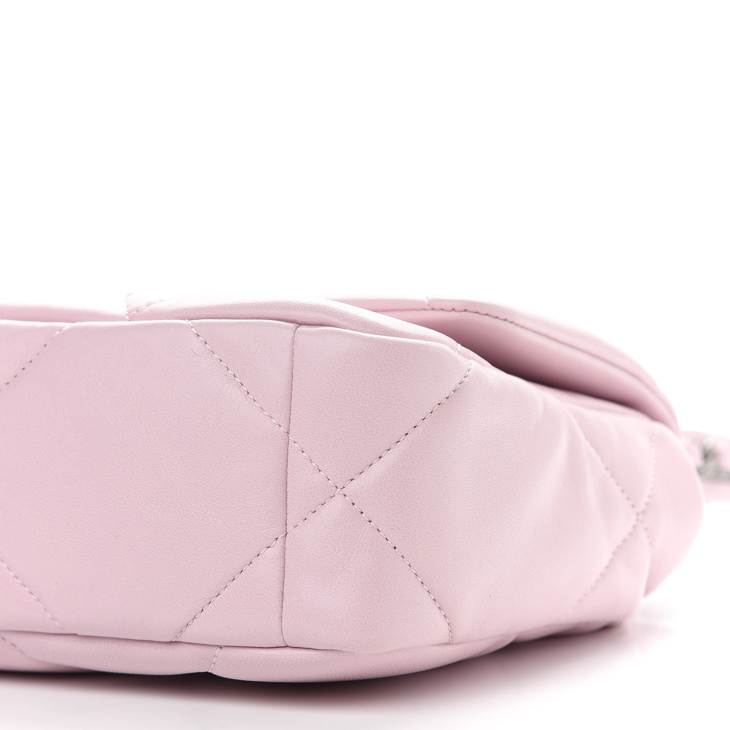Chanel Lambskin Quilted Medium Chanel 19 Flap Light Pink 9 of 9