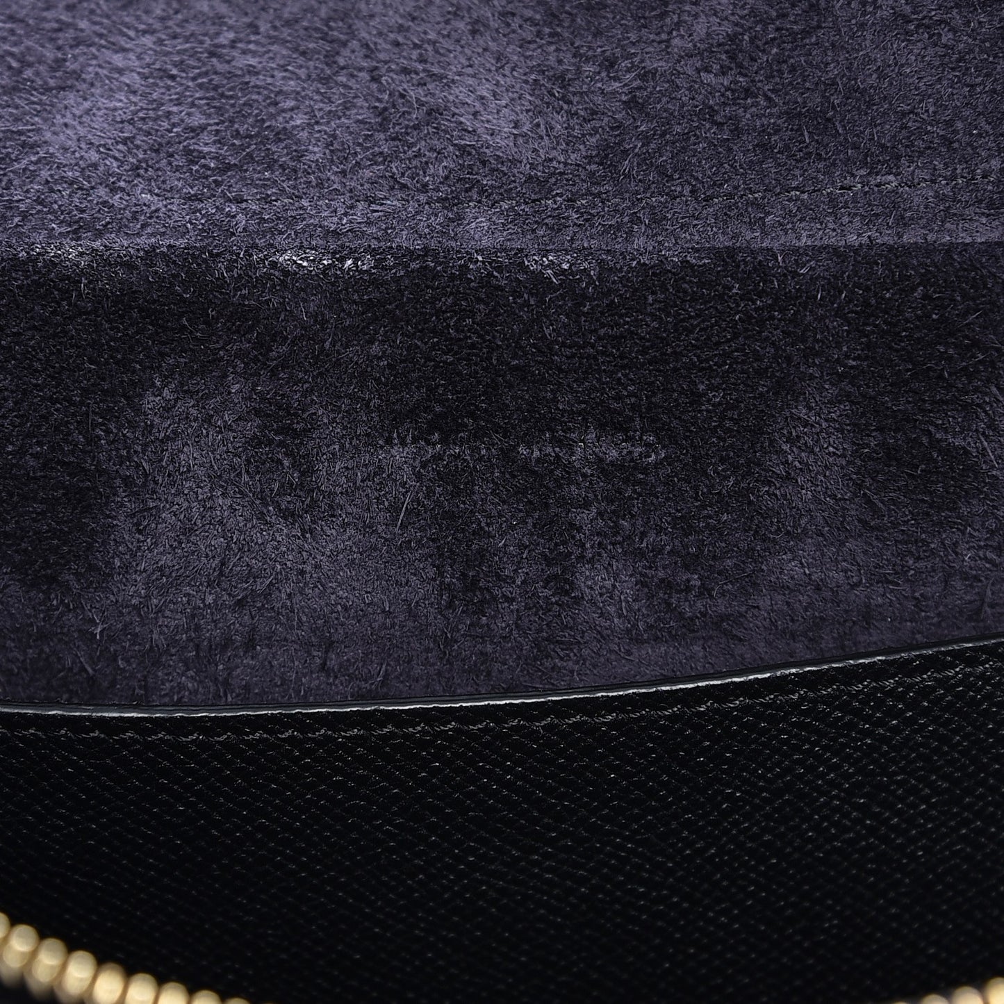 Grained Calfskin Micro Belt Bag Black
