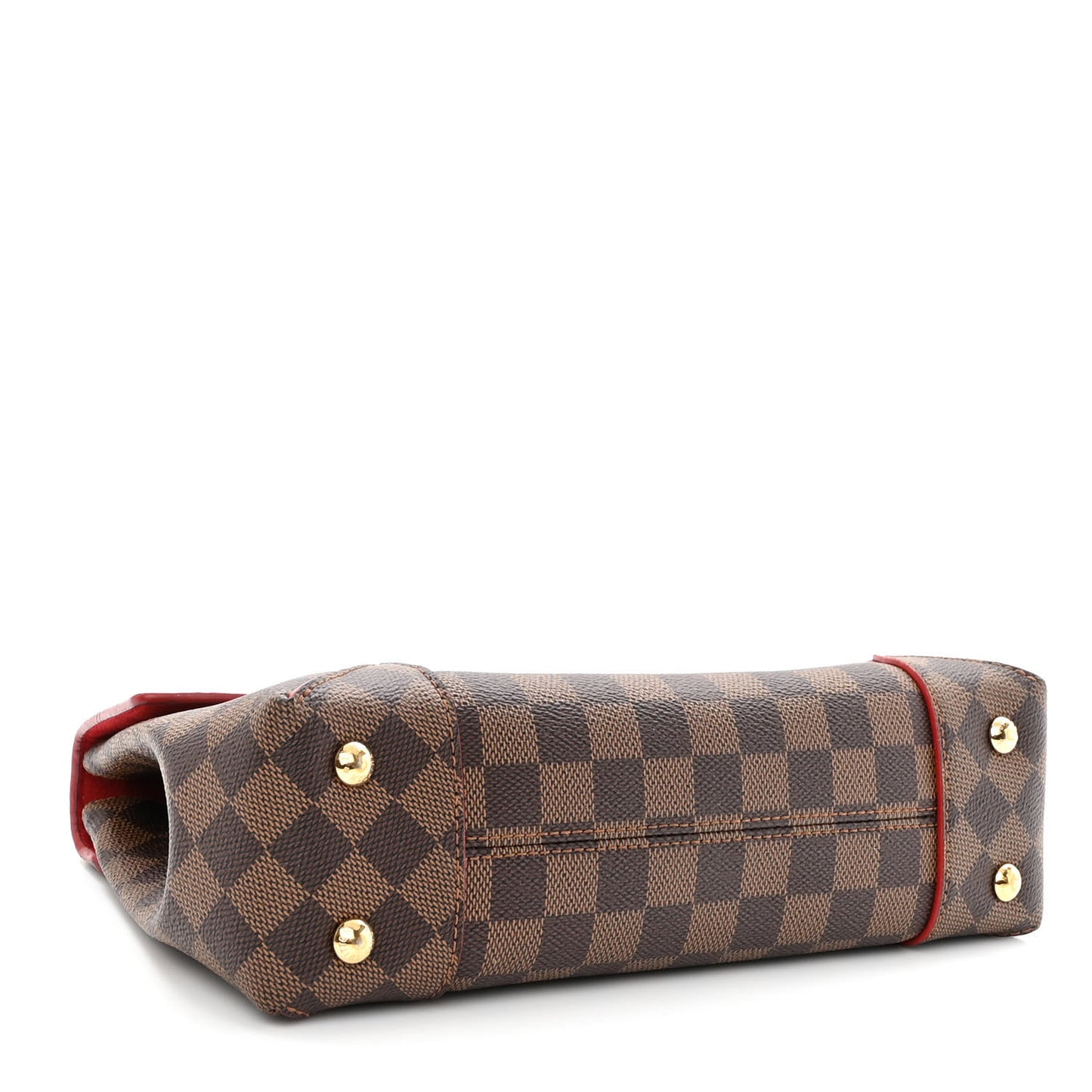 Damier Ebene Caissa Clutch Cherry