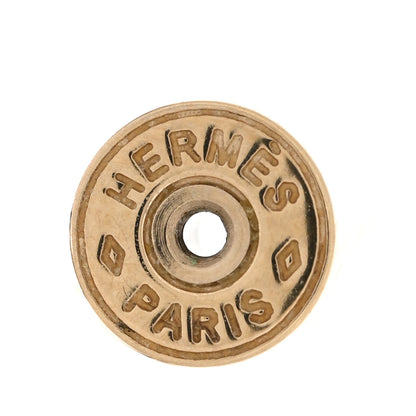 Hermes Permabrass Buffalo Horn Amulettes Equestre Earrings 4 of 4