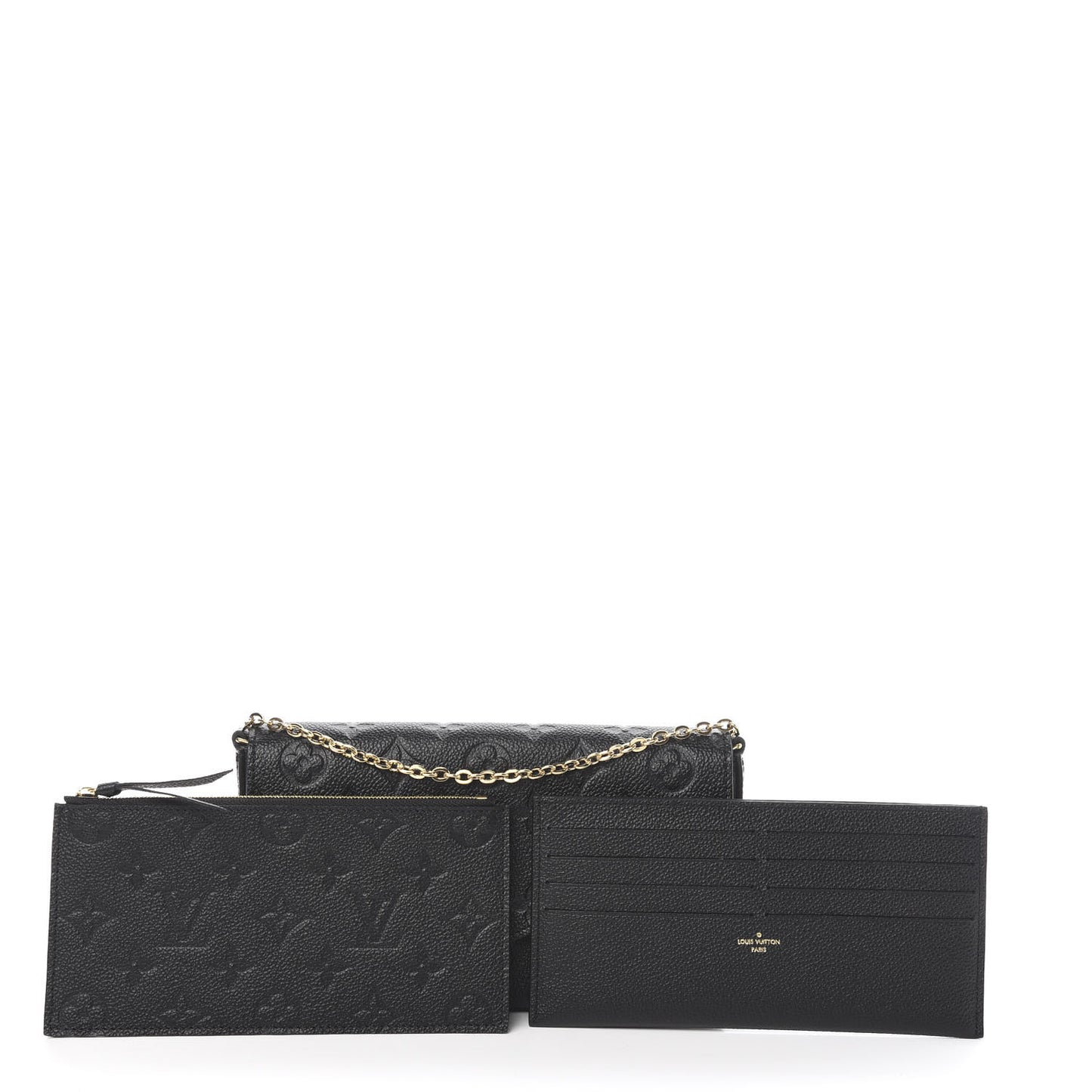 Empreinte Pochette Felicie Chain Wallet Black