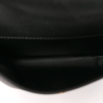 Versace Nappa Calfskin Medusa Ring Evening Clutch Bag Black 6 of 10