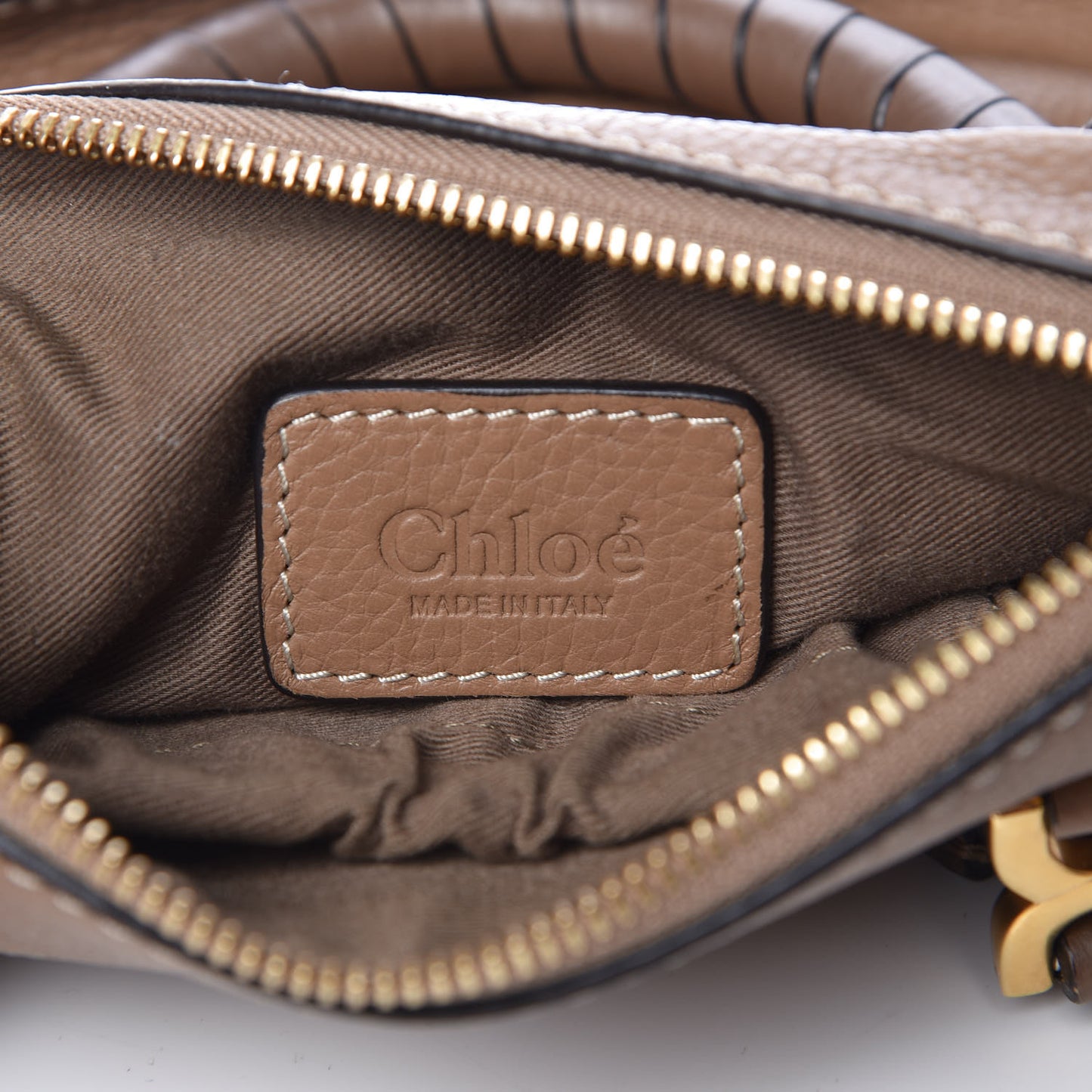 Calfskin Baby Marcie Satchel Nut