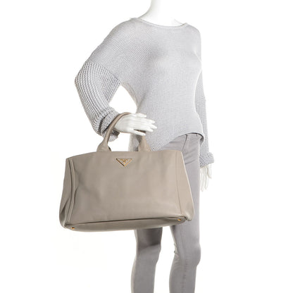 Prada Vitello Daino Tote Argilla 2 of 11