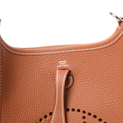 Hermes Taurillon Clemence Evelyne TPM Gold 7 of 10