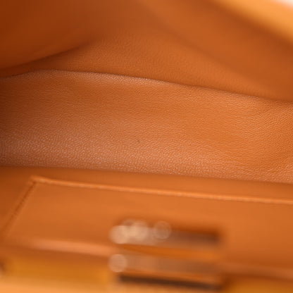 Fendi Nappa Mini Peekaboo Iconic Satchel Giallo Syrup 9 of 16