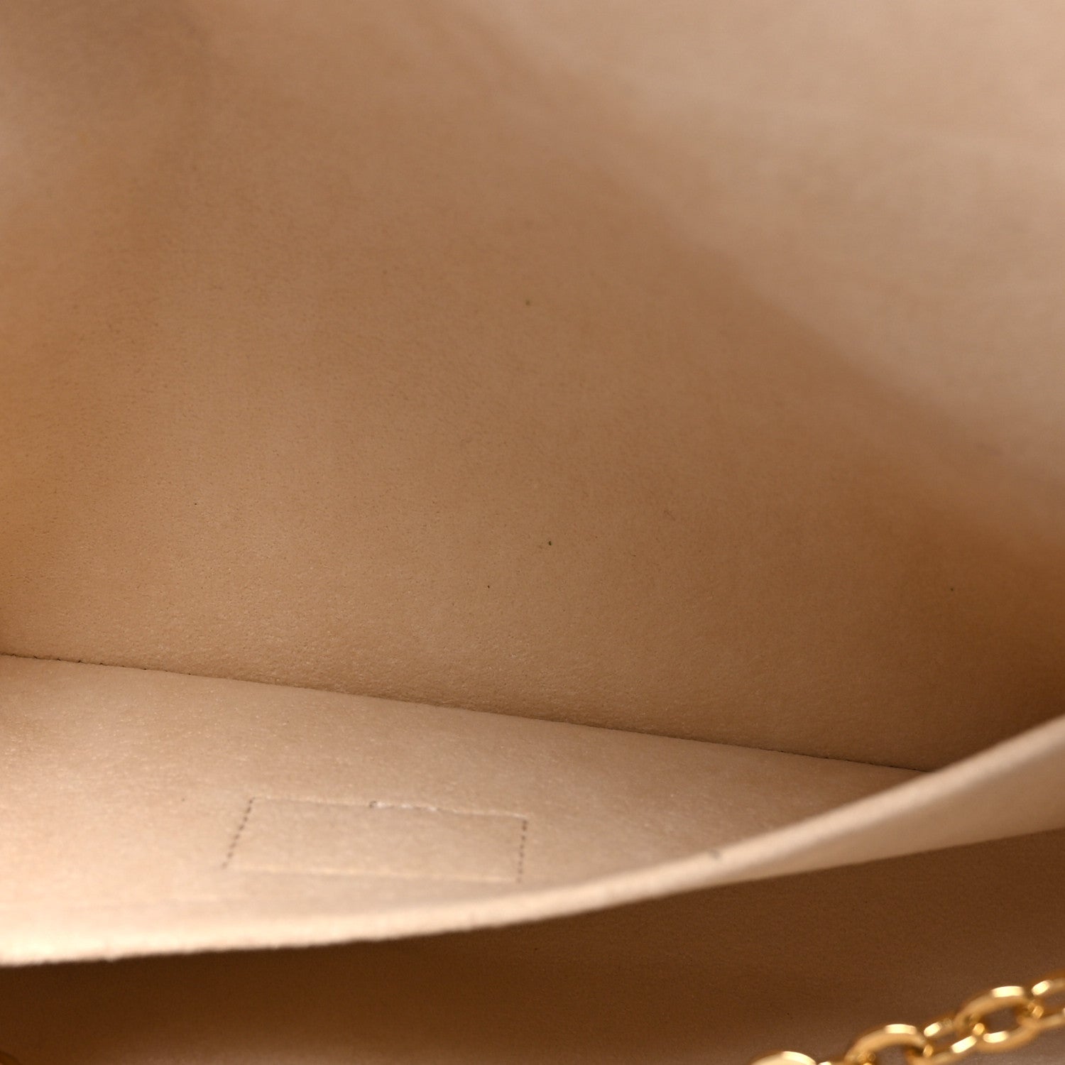 Louis Vuitton LOUIS VUITTON Empreinte Pochette Felicie Chain Wallet Cream 6 of 10
