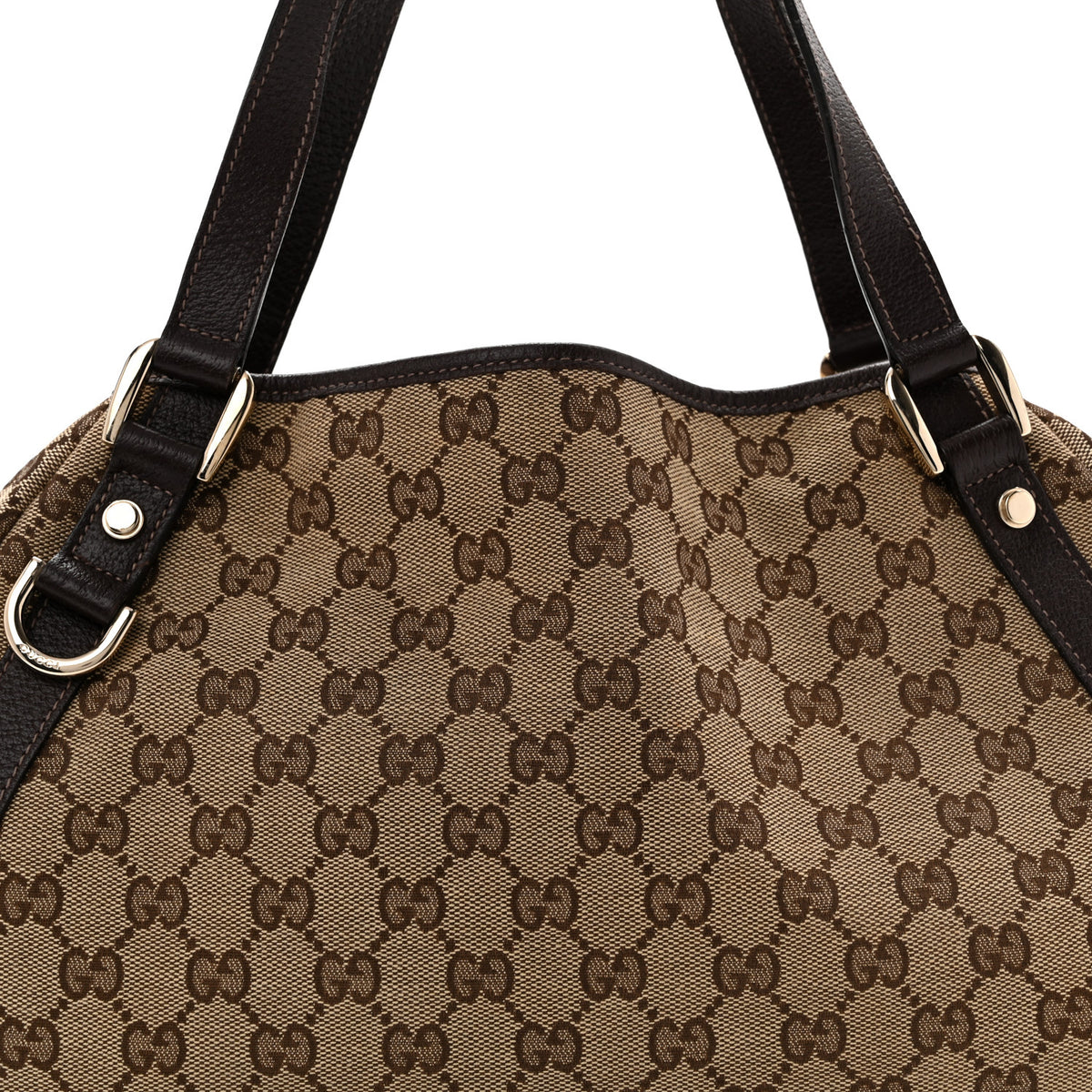 Gucci Monogram Medium Abbey Shoulder Bag Dark Brown 8 of 14