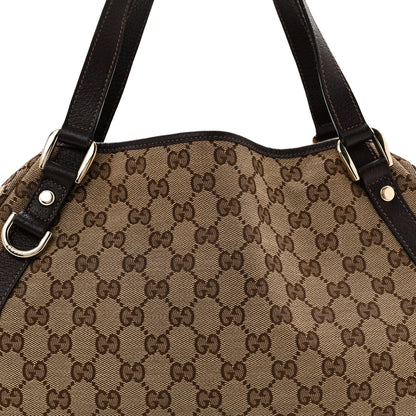 Gucci Monogram Medium Abbey Shoulder Bag Dark Brown 8 of 14