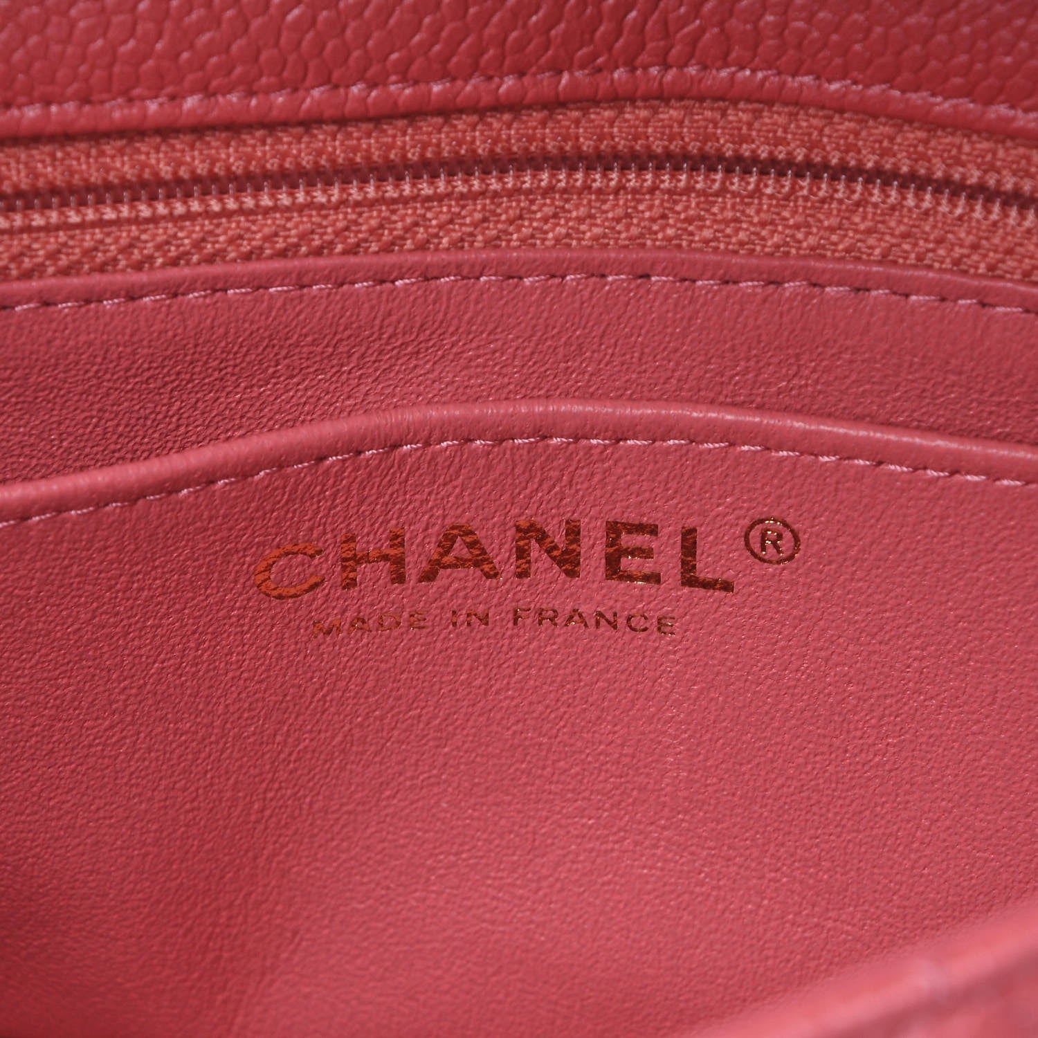 Chanel Caviar Quilted Mini Rectangular Flap Pink 6 of 8
